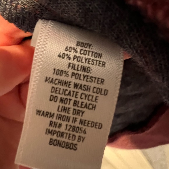 Bonobos Quilted Bomber Sweater/Jacket - Picture 4 of 4